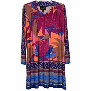 Analili Kaia Print Dress Size Large